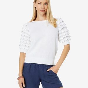 Lilly Pulitzer Short-sleeve Pipette Sweater